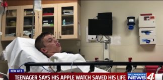 애플워치, “10대 소년 심장이상 감지 목숨 살려”